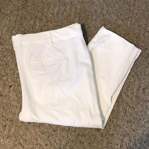 Lane Bryant White Sophie pants